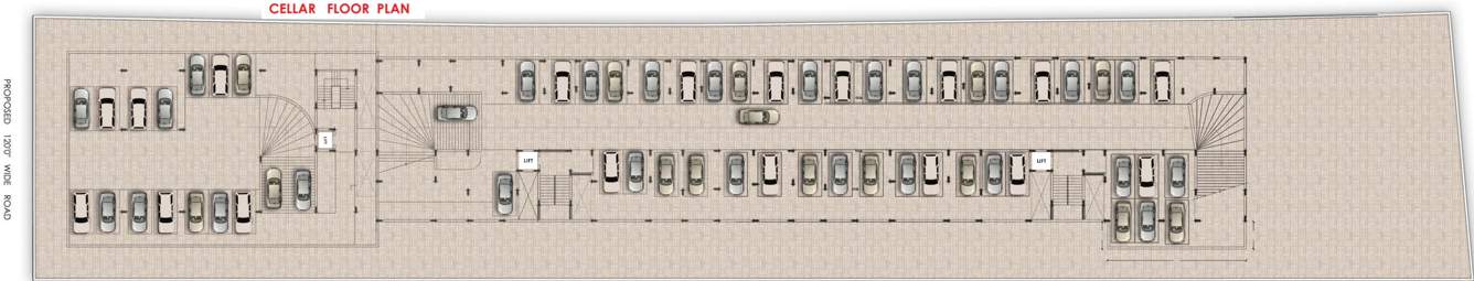  pr green view Images for Cluster Plan of SV Builders And Developers Hyderabad PR Green View