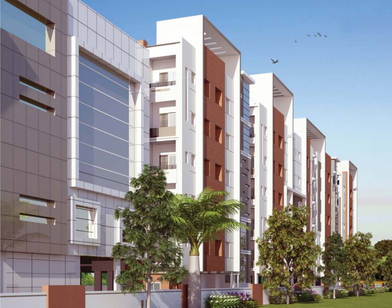  pr-green-view Images for Elevation of SV Builders And Developers Hyderabad PR Green View
