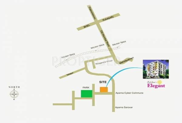 Images for Location Plan of Lakshmi Infratech Elegant
