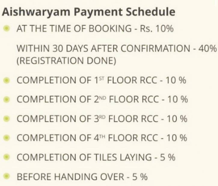  aishwaryam Images for Payment Plan of VSK Aishwaryam