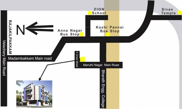 Images for Location Plan of Ganapathy Lakshmi Villa Appartment