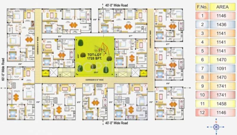 Images for Cluster Plan of Lakshmi Infratech Majestic Plaza