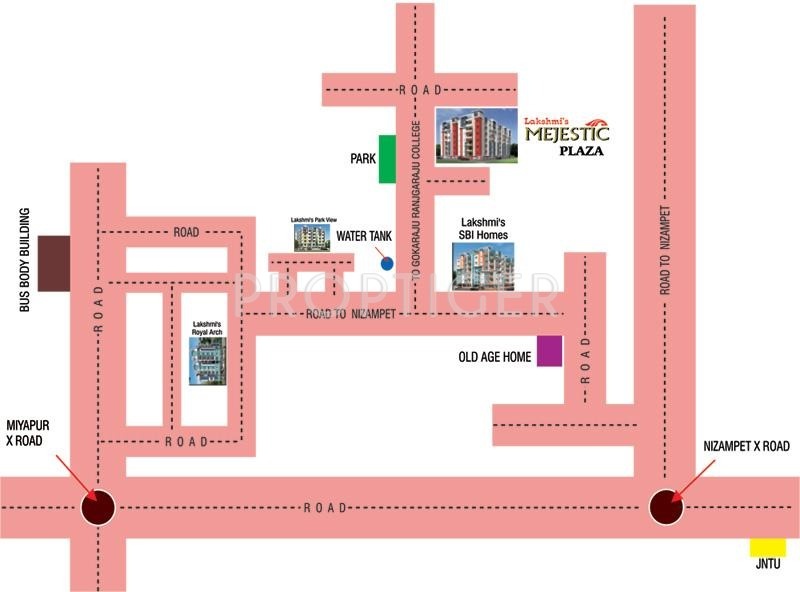 Images for Location Plan of Lakshmi Infratech Majestic Plaza