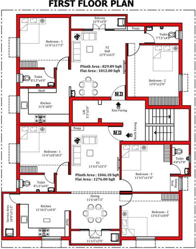 Images for Cluster Plan of JKB Royal Orchid