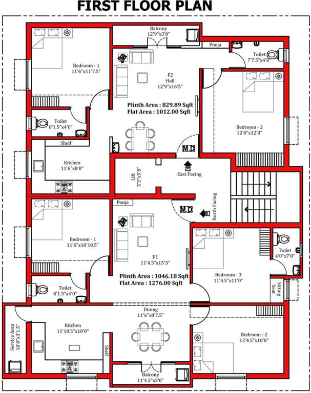 Images for Cluster Plan of JKB Royal Orchid
