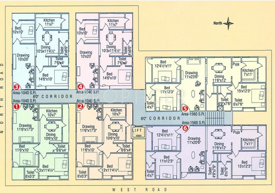 Images for Cluster Plan of Lakshmi Infratech One