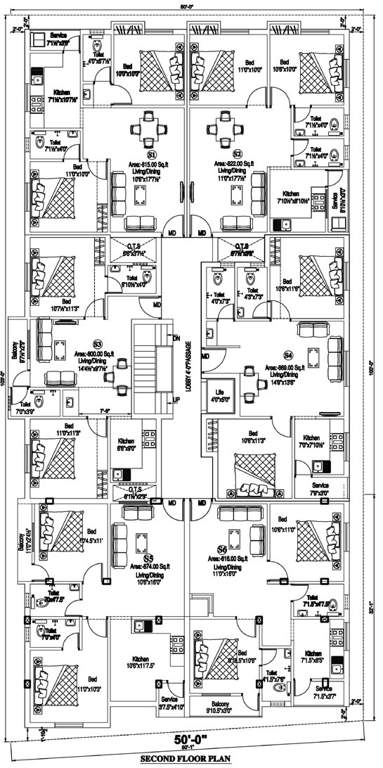 Images for Cluster Plan of Jayaswathy Swathy Place Phase II
