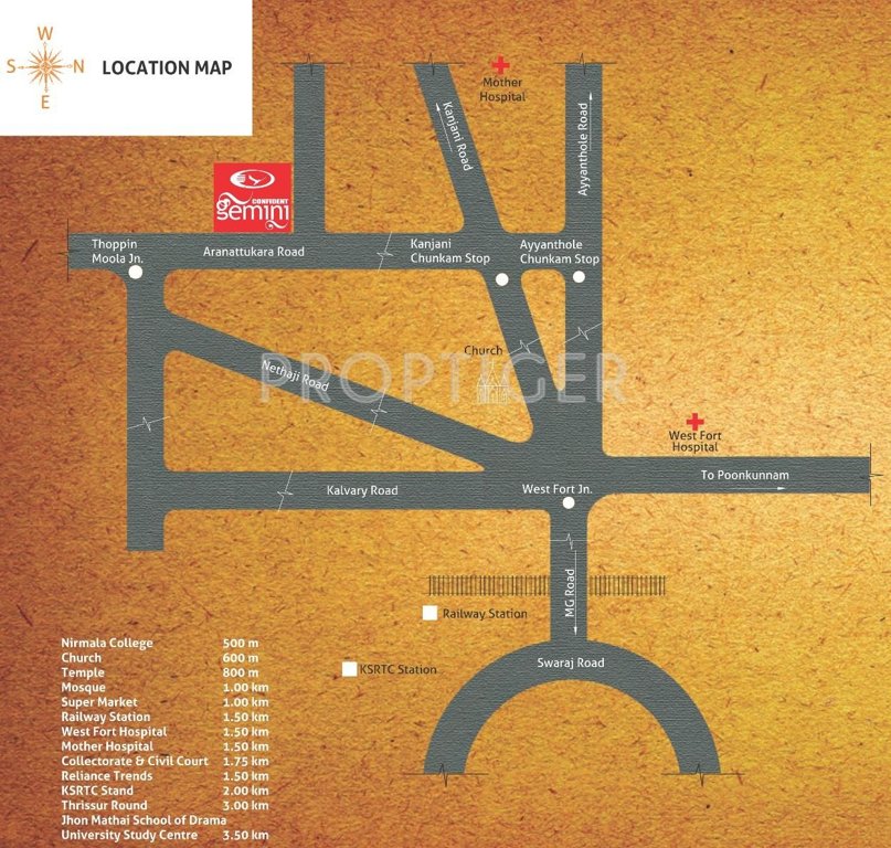 gemini Images for Location Plan of Confident Gemini