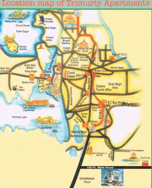 Images for Location Plan of Trimurty Trimurty Apartments