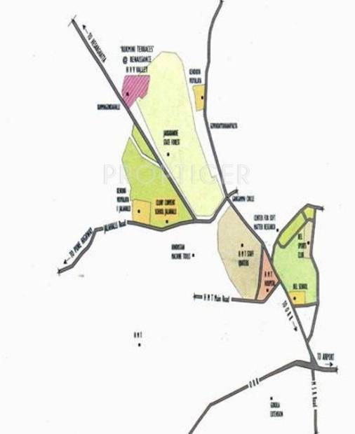 MPCL Rukmini Terraces Location Plan