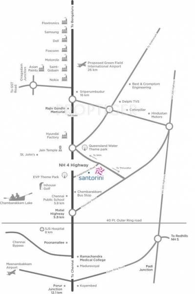 Images for Location Plan of TATA Santorini