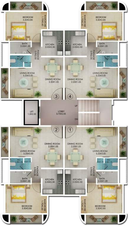 Images for Cluster Plan of Sambhav Vama