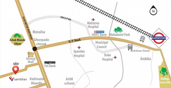 Images for Location Plan of Sambhav Vama Images for Location Plan of Sambhav Vama