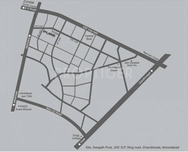  pure-by-sangath-ipl Images for Location Plan of Sangath Pure By Sangath IPL
