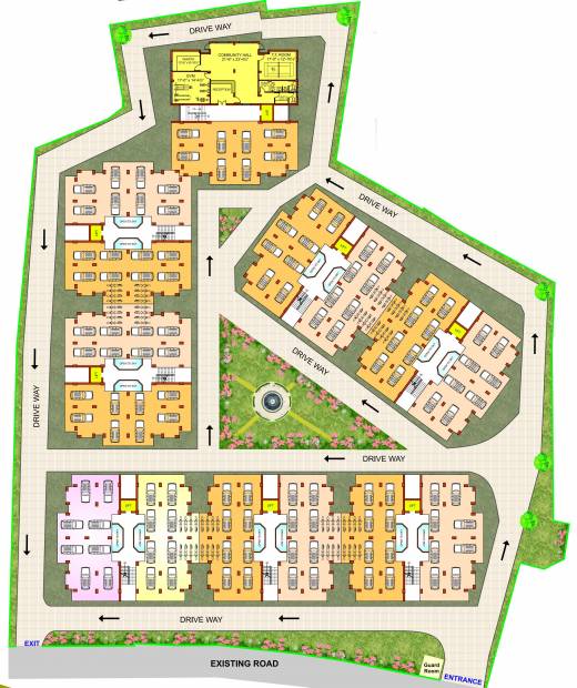 Images for Cluster Plan of Rajul Builders Rajul Apartments
