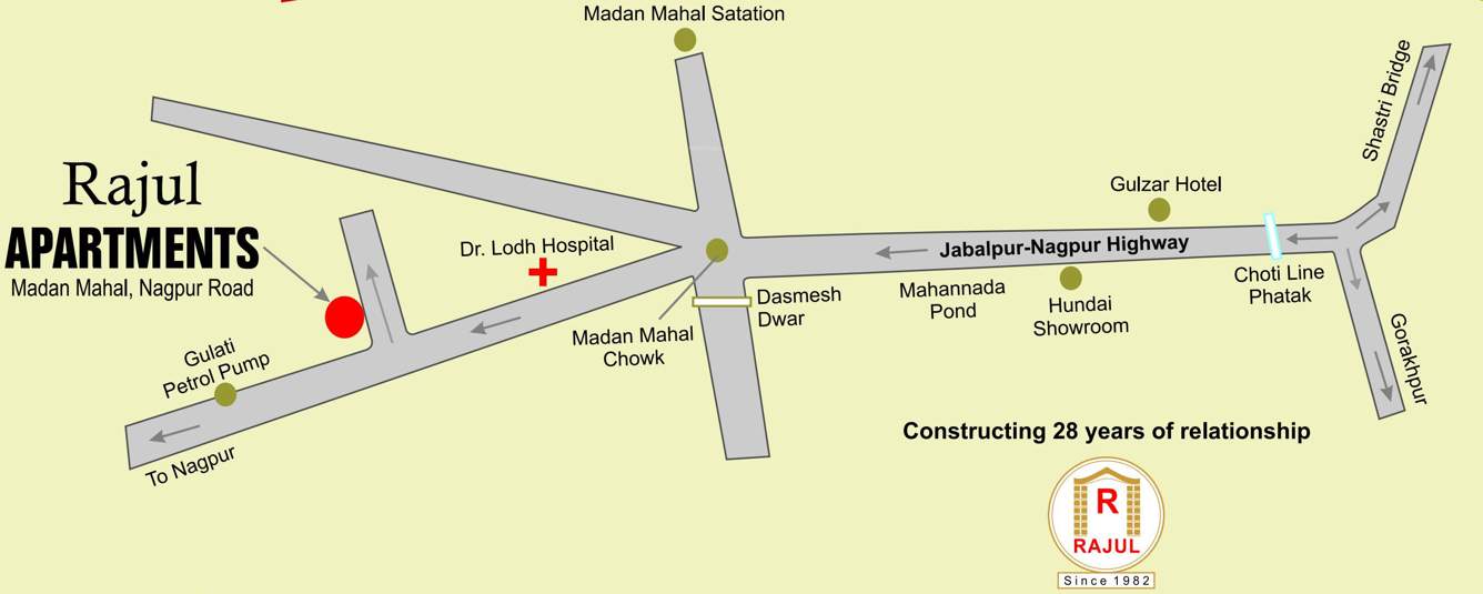 Images for Location Plan of Rajul Builders Rajul Apartments