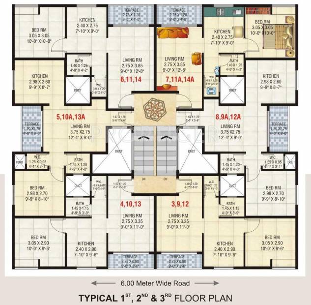 Images for Cluster Plan of Nisarg Shri Apartments