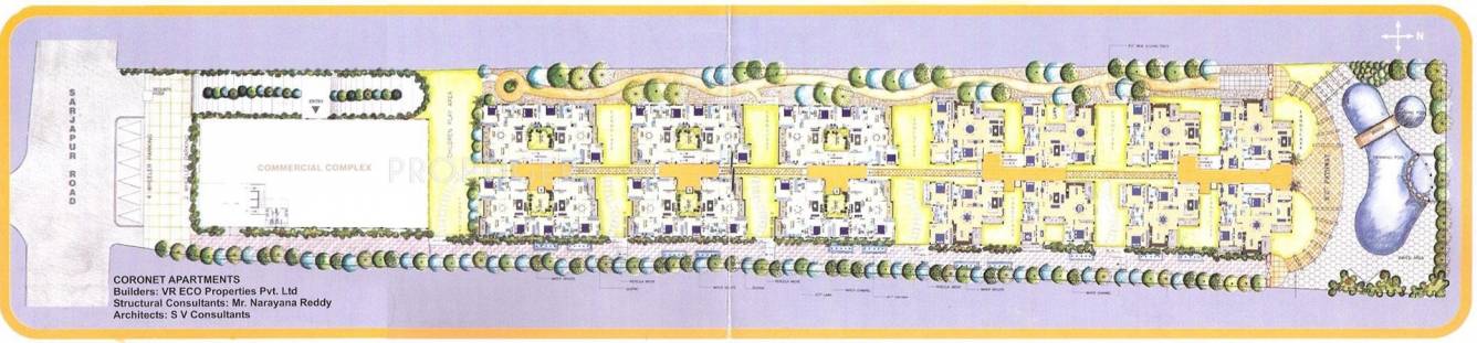 Apna Sapna Coronet Apartments Layout Plan