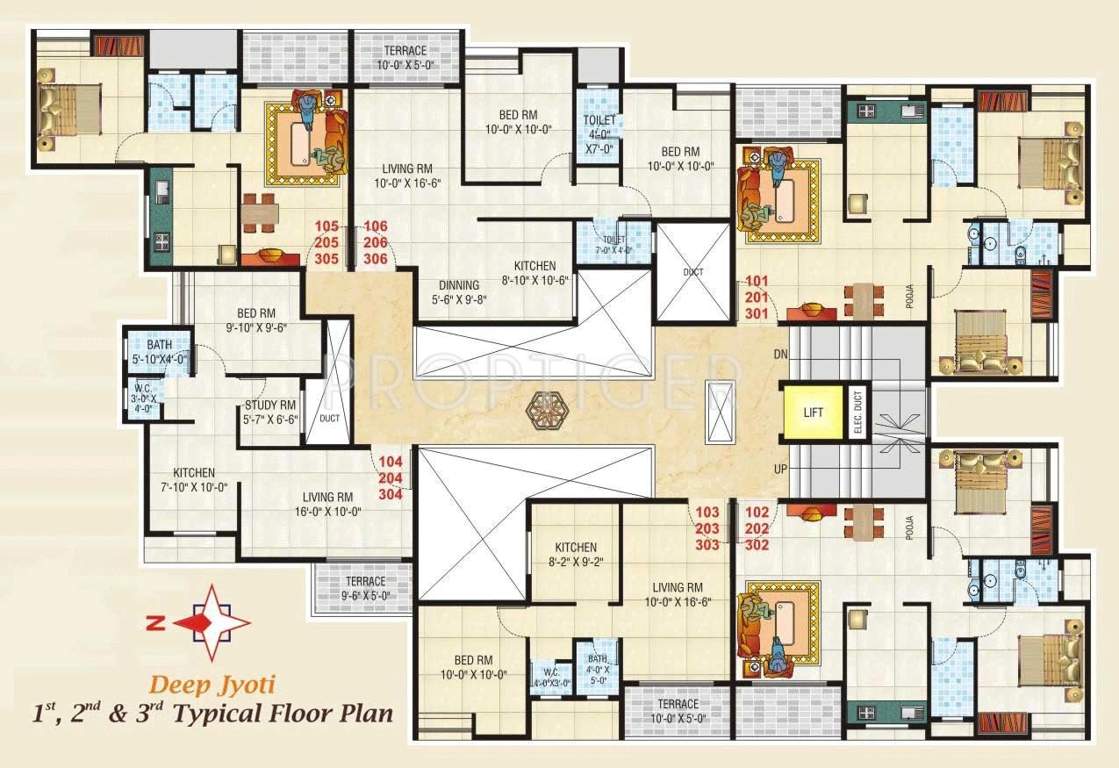 deep jyoti kalash Images for Cluster Plan of Nisarg Deep Jyoti Kalash