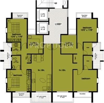  heights-i Tower 1 Cluster Plan