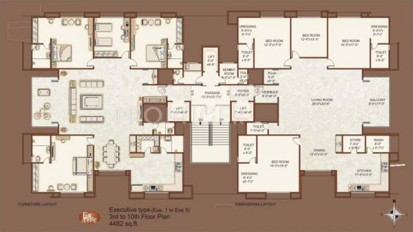 Images for Cluster Plan of Happy Home Capital Greens Images for Cluster Plan of Happy Home Capital Greens