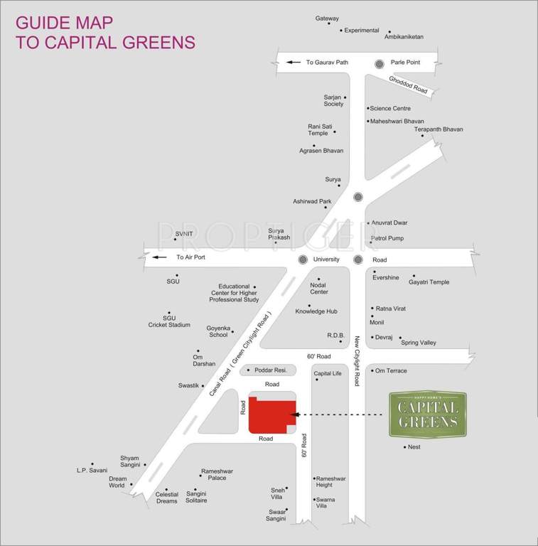  capital greens Images for Location Plan of Happy Home Capital Greens