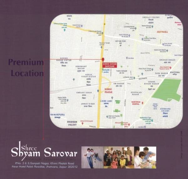  shree-shyam-sarovar Location Plan