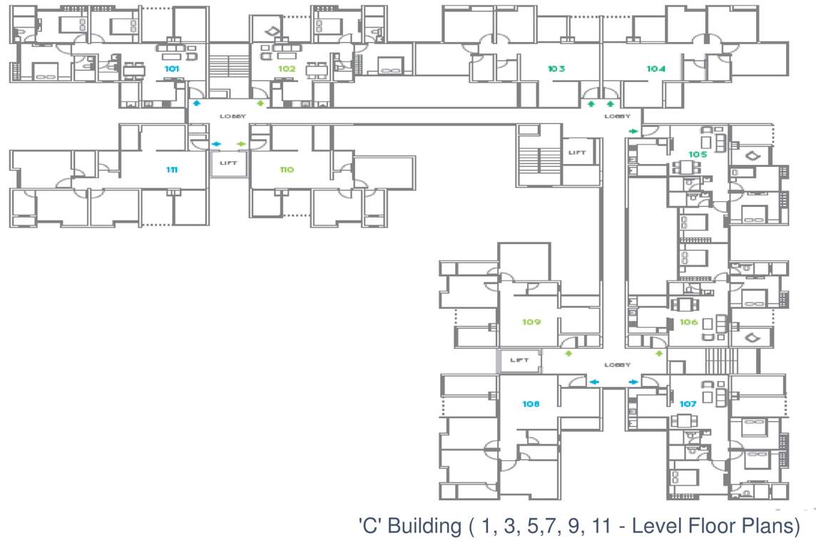 Images for Cluster Plan of Abhinav Pebbles Urbania