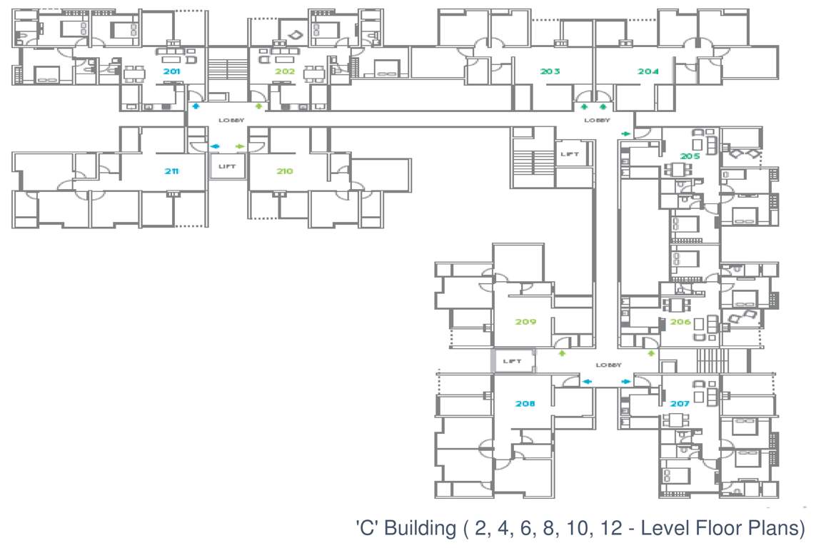 Images for Cluster Plan of Abhinav Pebbles Urbania