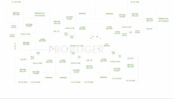 Images for Cluster Plan of Virat Residency II
