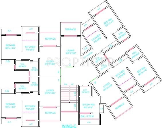 Images for Cluster Plan of Virat Residency II