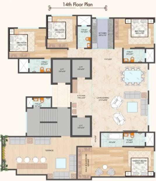 Images for Cluster Plan of L Nagpal Jaswant Heights