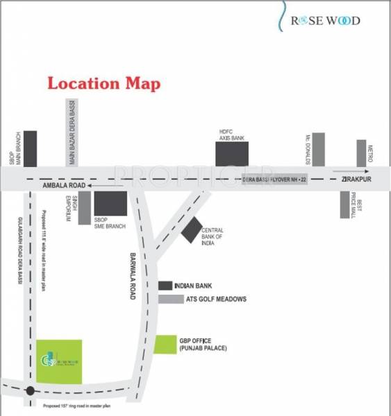 Images for Location Plan of GBP Rosewood Estate Plot