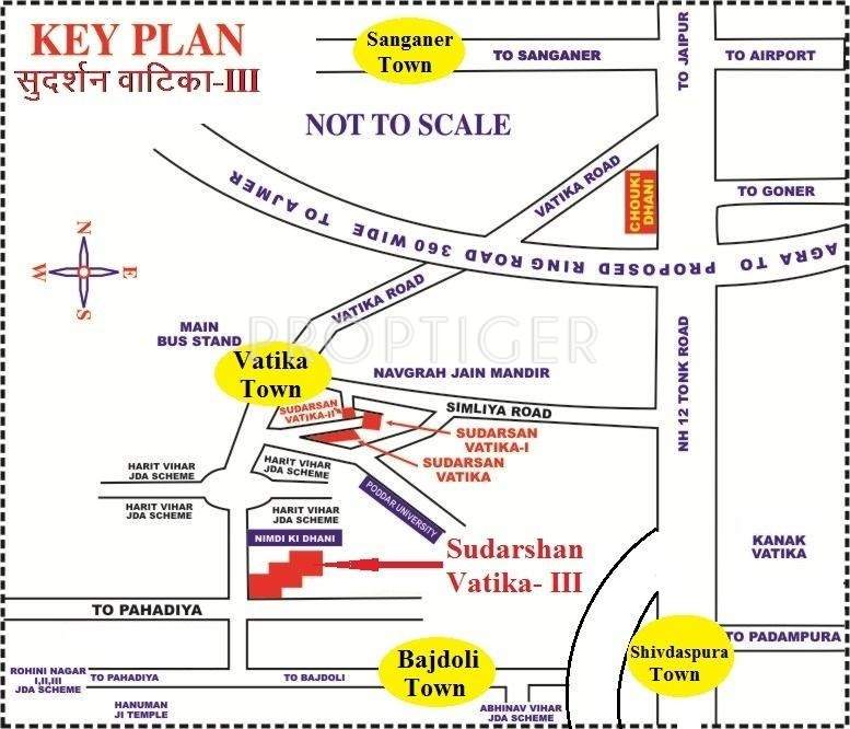  sudarshan vatika 3 Images for Location Plan of Shree Sudarshan Infra Buildsquare Sudarshan Vatika 3
