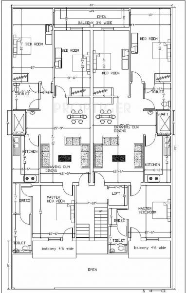Images for Cluster Plan of Virat Classic A 98