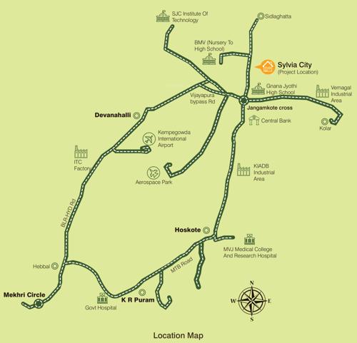  sylvia-city Images for Location Plan of Svamitva Sylvia City