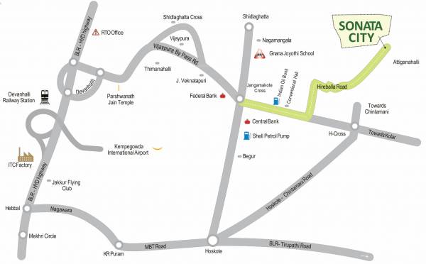 Images for Location Plan of Svamitva Sonata City