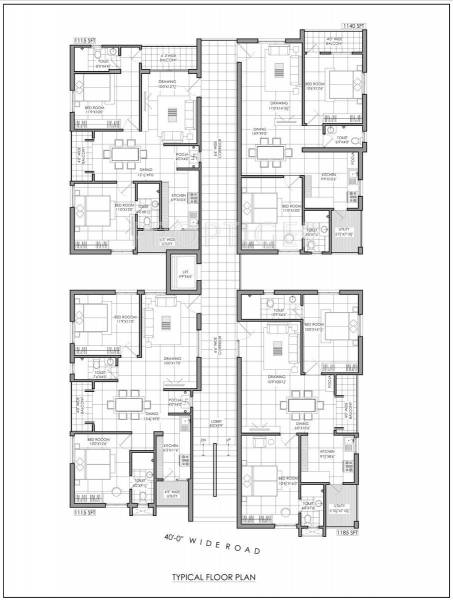 Images for Cluster Plan of Hari Priya Builders Classic Apartment
