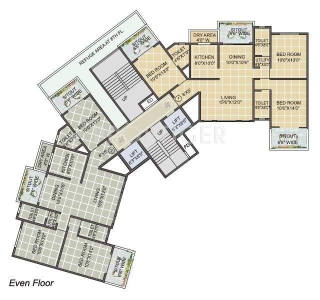 Images for Cluster Plan of Anmol City One