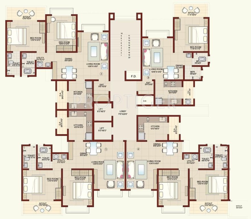 Images for Cluster Plan of Anmol Gold