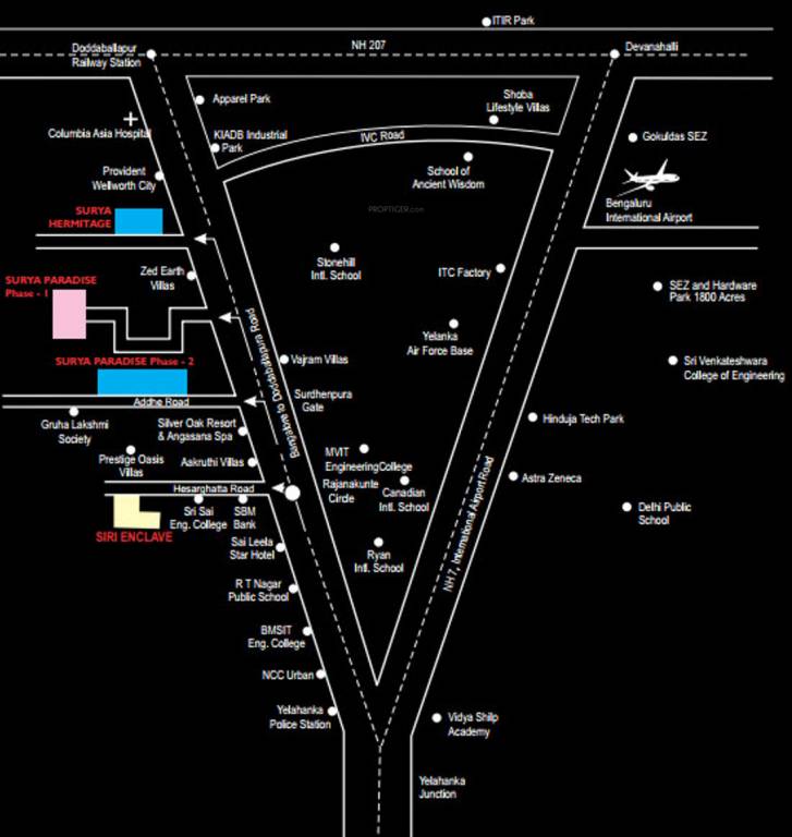 Images for Location Plan of Surya Surya Paradise Phase 2