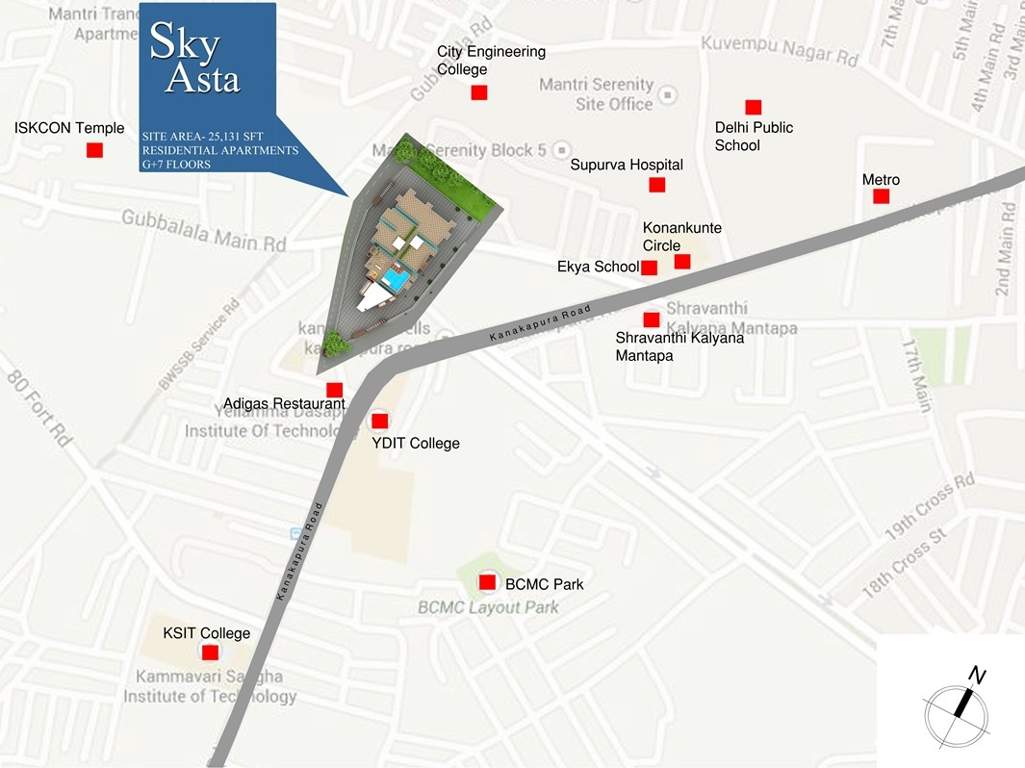  sky asta Images for Location Plan of SRC Sky Asta