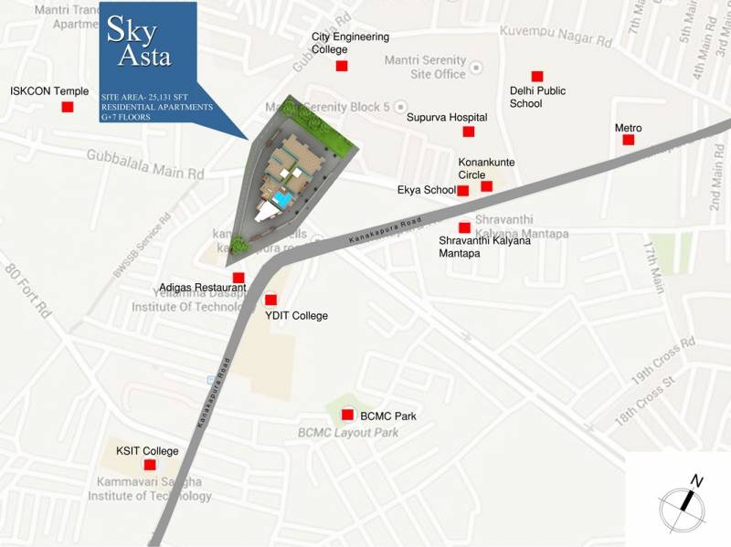  sky-asta Images for Location Plan of SRC Sky Asta