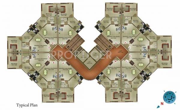 Images for Cluster Plan of Shwas Homes Alpine Suites