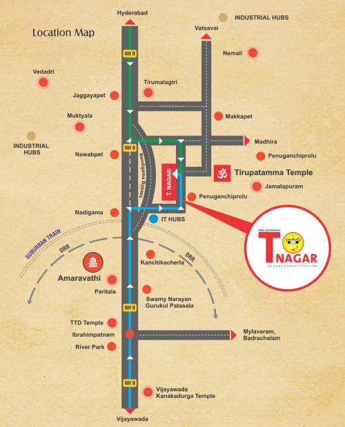 Images for Location Plan of Sree Saravana T Nagar