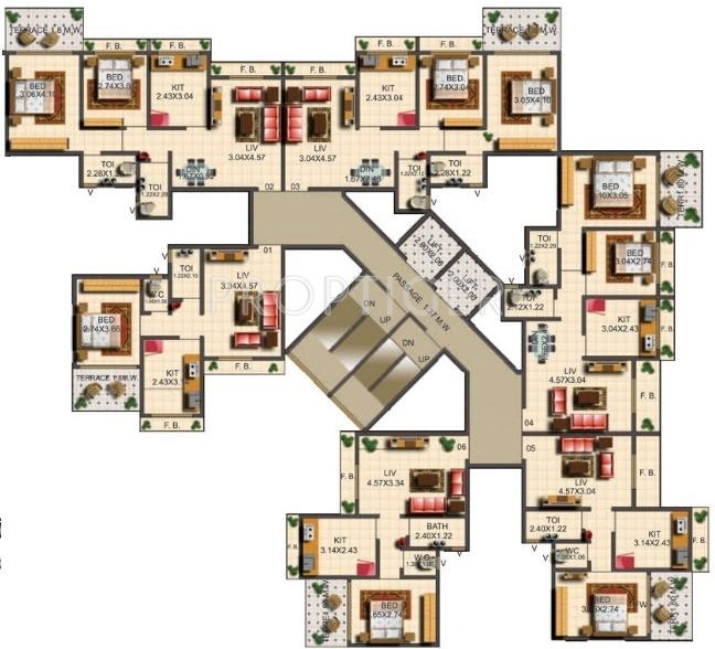 Images for Cluster Plan of OSSK Corp Mrunmayi Palace