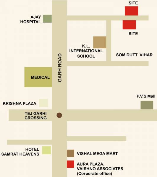 Images for Location Plan of Vaishno Associates Somdutt City Villa