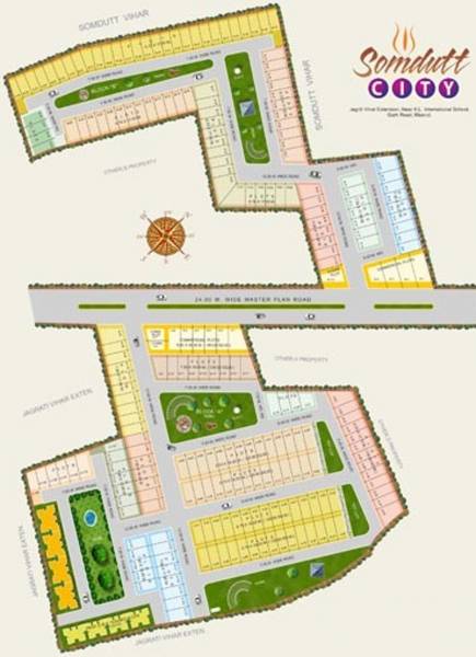 Images for Master Plan of Vaishno Associates Somdutt City Villa