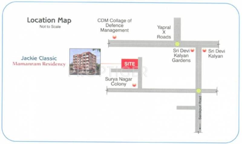 Images for Location Plan of SSVS Builder and Developer Mamanram Residency