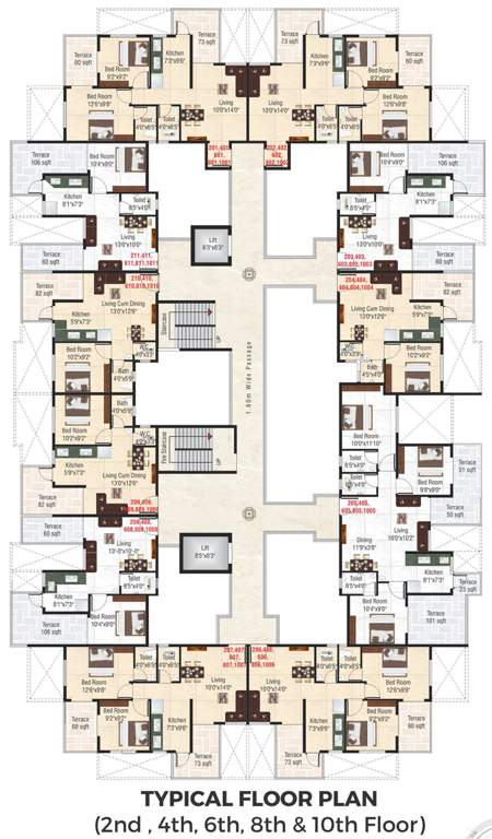 love nest Images for Cluster Plan of  Love Nest